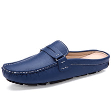 Flat Soft Leather Slip-on Loafer