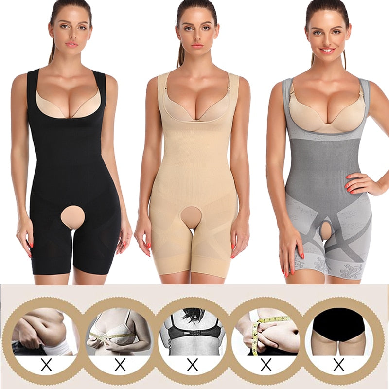 Waist Trainer Tummy Control Thigh Slimmer Body Shaper