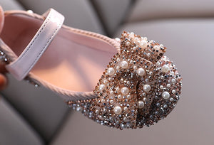 Pearl Rhinestone Shining Princess Shoes