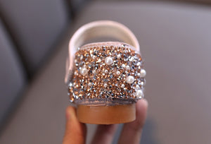 Pearl Rhinestone Shining Princess Shoes