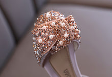 Pearl Rhinestone Shining Princess Shoes