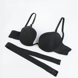 Backless Deep U Low Cut Push Up Bra