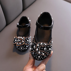 Pearl Rhinestone Shining Princess Shoes