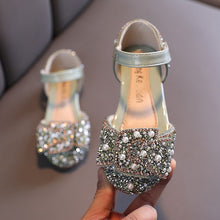 Pearl Rhinestone Shining Princess Shoes