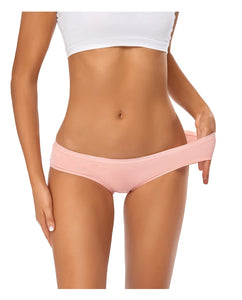 3PCS/Set Cotton Solid Color Low-Rise Panties