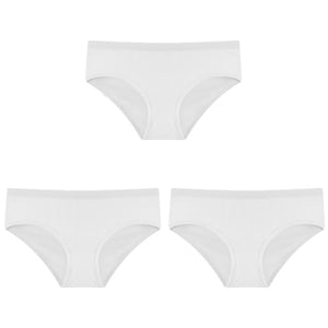 3PCS/Set Cotton Solid Color Low-Rise Panties