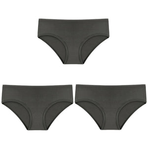 3PCS/Set Cotton Solid Color Low-Rise Panties