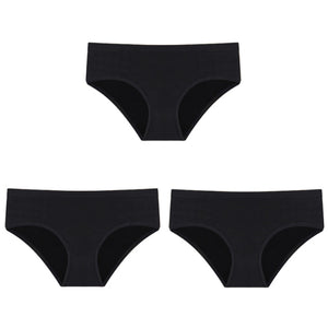 3PCS/Set Cotton Solid Color Low-Rise Panties