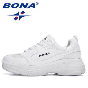 BONA Designer Vulcanize Low-cut Tennis Shoes