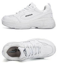 BONA Designer Vulcanize Low-cut Tennis Shoes