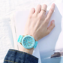 Classic Style Geneva Jelly Macaron Silicone Watch