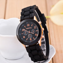 Classic Style Geneva Jelly Macaron Silicone Watch