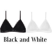 French Style Triangle Cup Deep V Wireless Soft Thin Seamless Bra