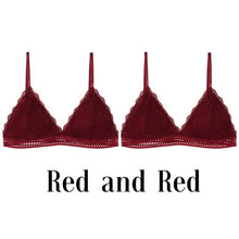 French Style Triangle Cup Deep V Wireless Soft Thin Seamless Bra