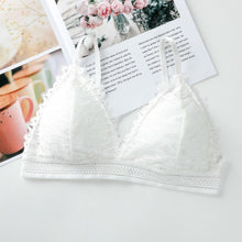 French Style Triangle Cup Deep V Wireless Soft Thin Seamless Bra