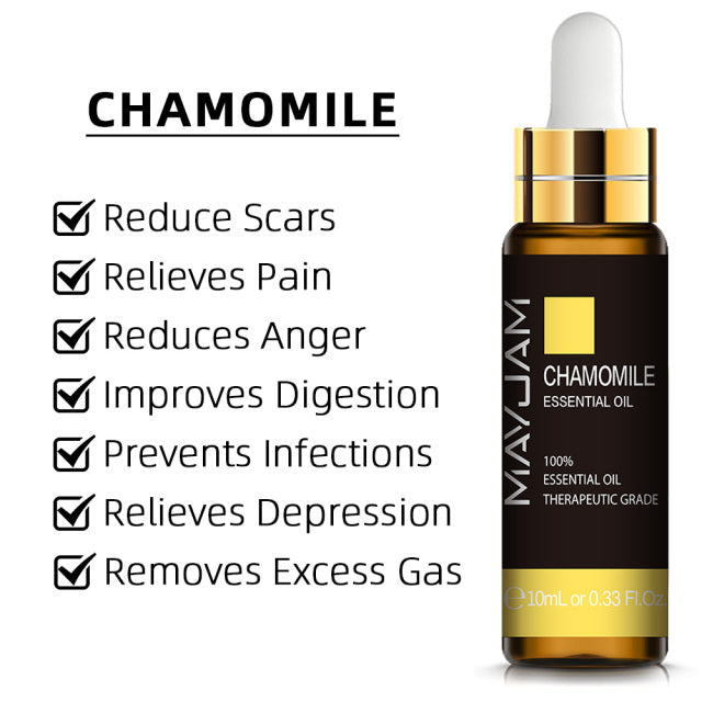 10ml Pure Plant Essential Oil For Humidifier Diffusers