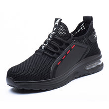 Air Cushioned Sneakers Anti-smash Puncture Resistant Steel Toe