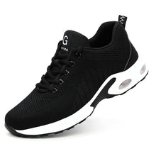 Air Cushioned Sneakers Anti-smash Puncture Resistant Steel Toe