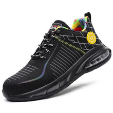 Air Cushioned Sneakers Anti-smash Puncture Resistant Steel Toe