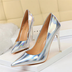 10.5cm High Heel Valentine Pumps