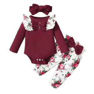 3Pcs Baby Girl Outfit