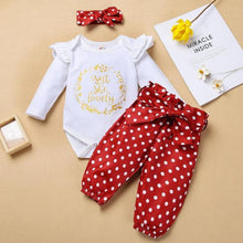 3Pcs Baby Girl Outfit