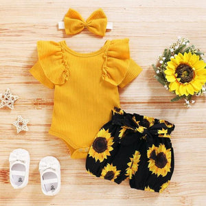 3Pcs Baby Girl Outfit