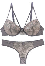 Lace Intimate Push up Bra and Thong Set