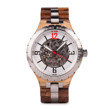 Mechanical Waterproof Wood Grain Watch