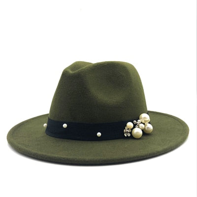 Wool Wide Brim Godfather Hat